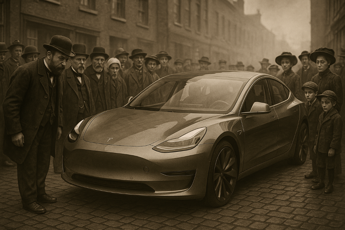 Die Geschichte des ersten Elektroautos